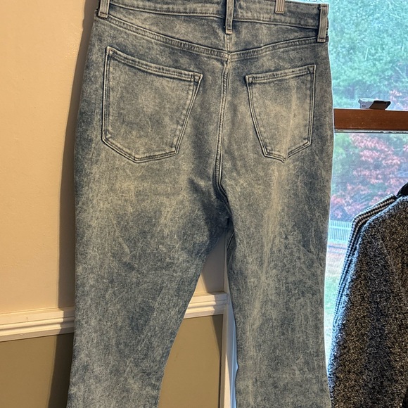 Lauren Conrad Acid Wash High-Waisted Jeans Size 14 Preowned - Picture 2 of 10